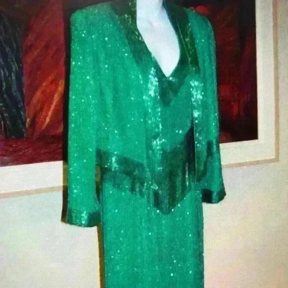 Claire’s Collection sequin gown size Large - Picture 1 of 6